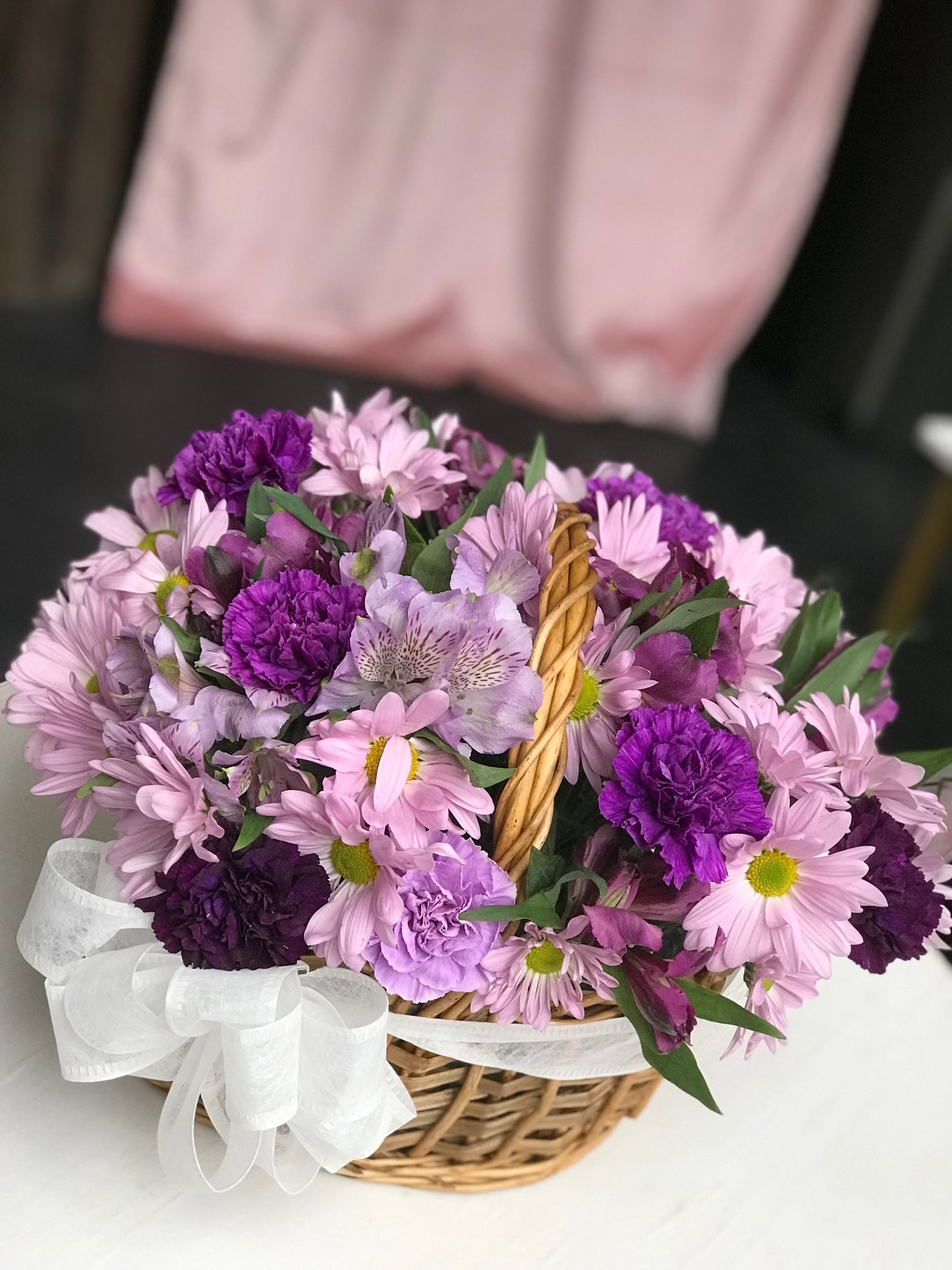 Lavender Love Basket